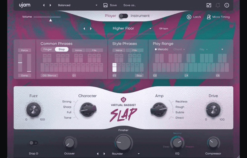 Slap is a vibrant synthesizer.