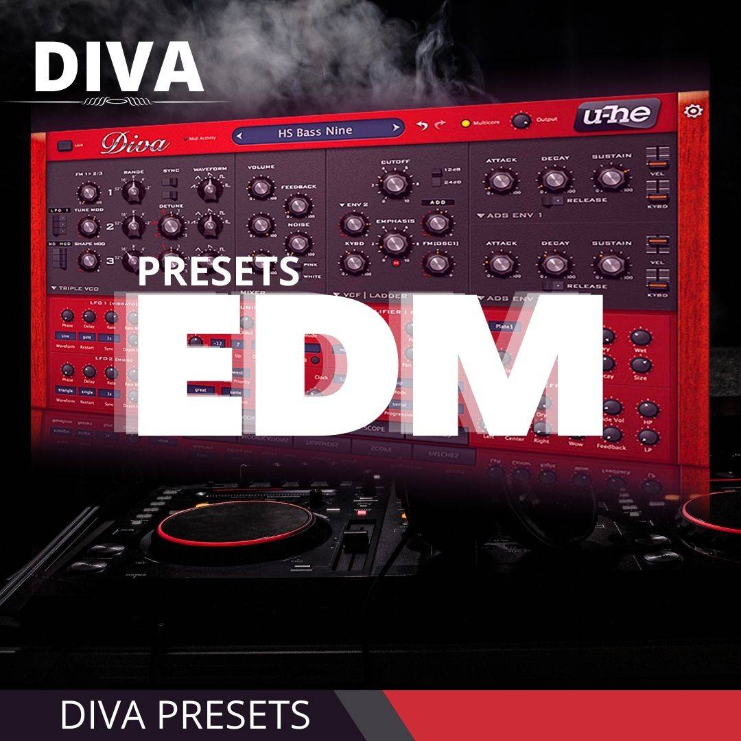 Preset Bank with Diva presets.