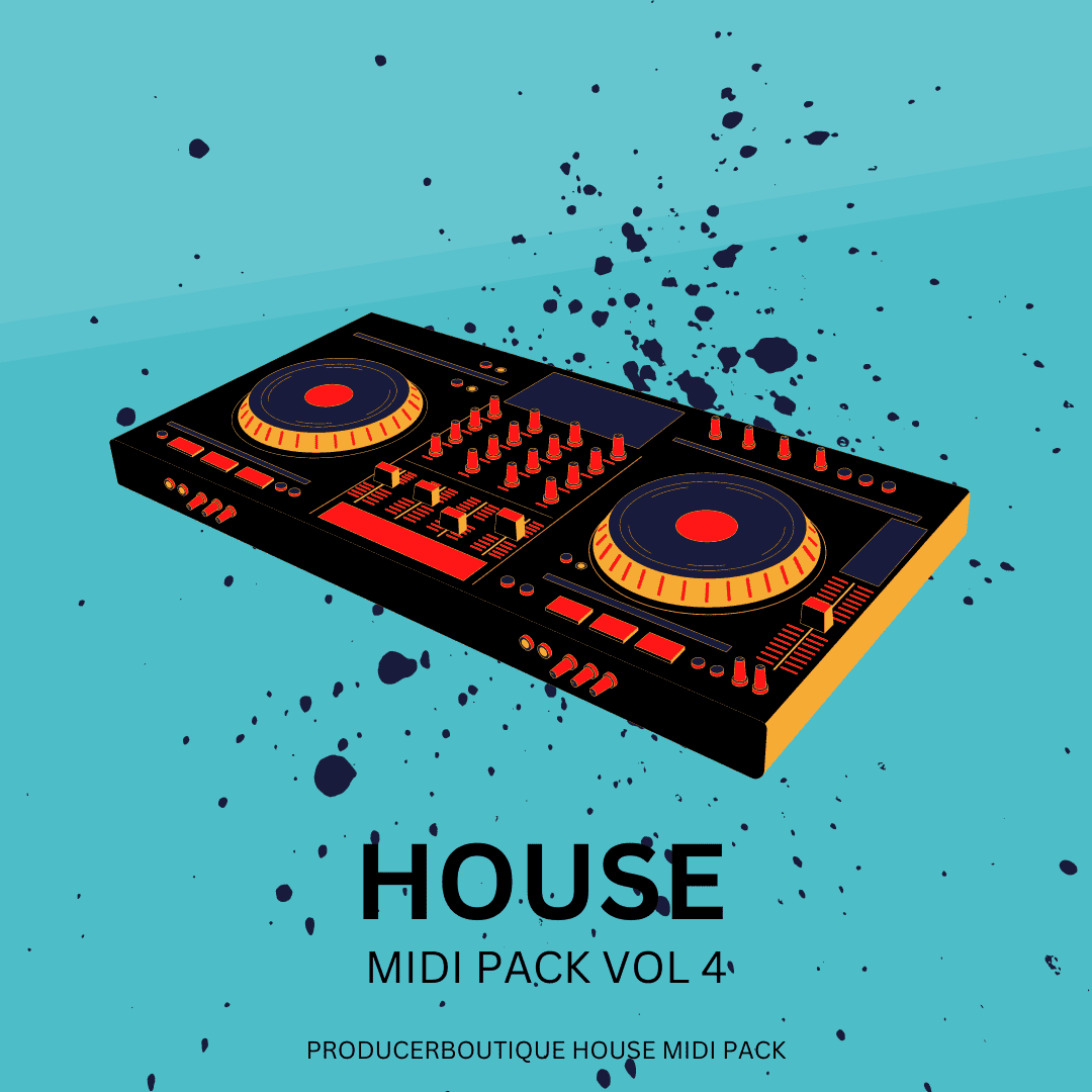 House MIDI Melodic Pack Vol 4 featuring midi melodies and house music.