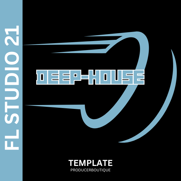 Deep house music template for FL Studio 21 by producerboutique. 
Product Name: FL Studio 21 Deep House Template Minor