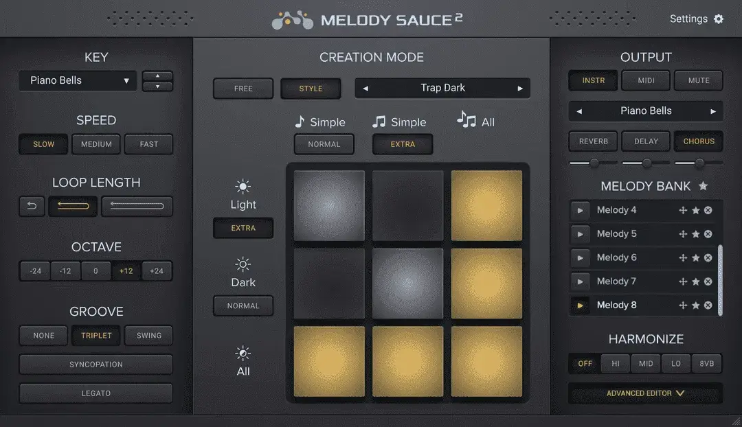 Melody saxophone - sampler - free download featuring Melody Sauce 2.