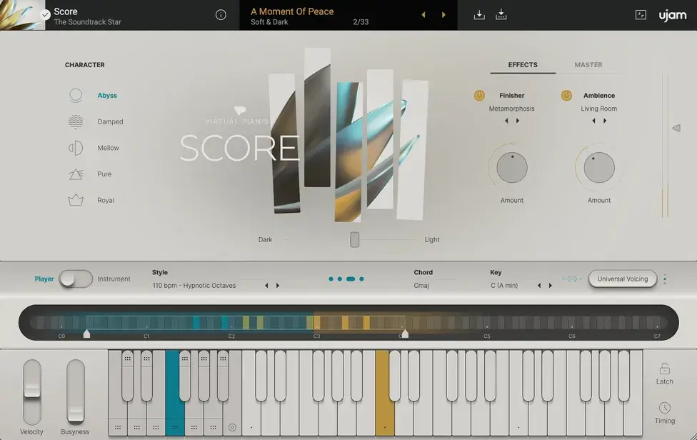 Music app, score